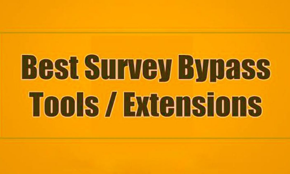 Bypass surveys with 100% working latest method 2020